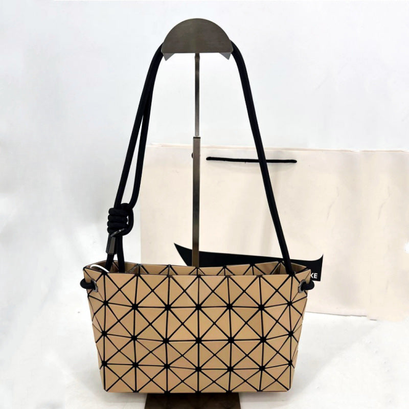 Women's Geometric Rhombus Single Life Box Shoulder Bags