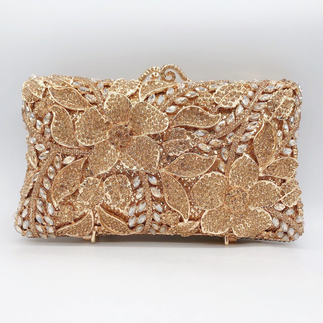 Women's Strictly Selected Flower Diamond Banquet Rhinestone Evening Bags