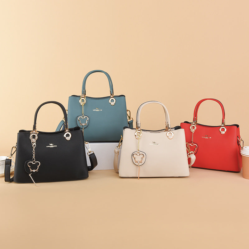 Women's Fashion Mom Soft Leather Elegant Bags
