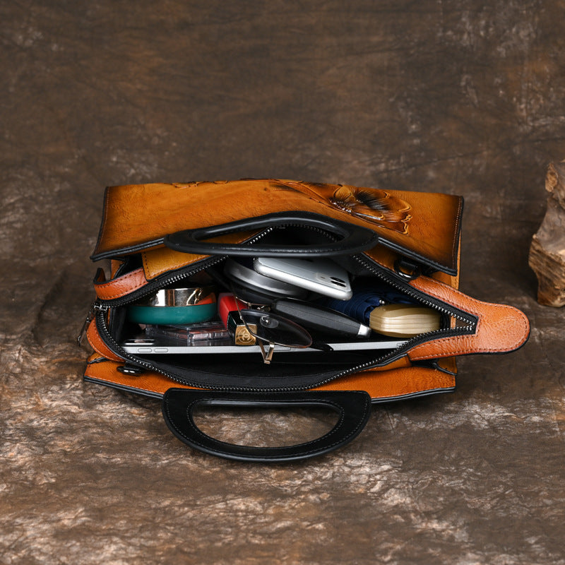 Women's Style Design To Give Mom Practical Portable Large Handbags