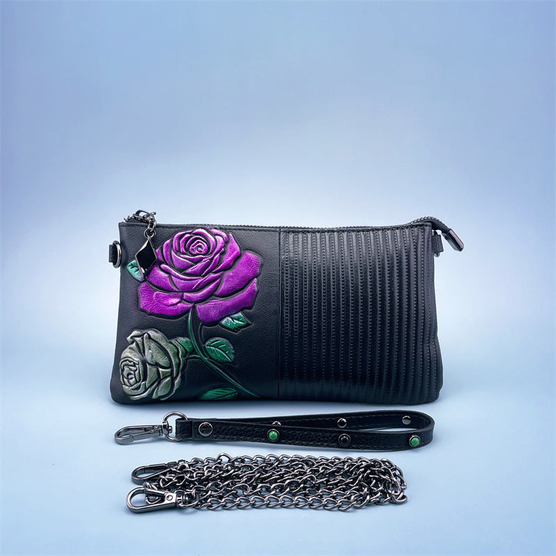 Women's Genuine Leather Clutch To Give Mom Handbags