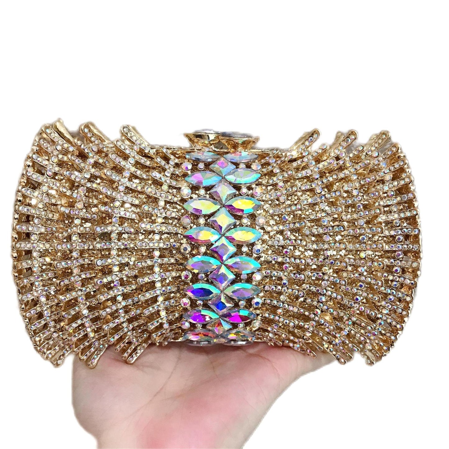 Dinner Hollow Metal Hard Box Full Evening Bags