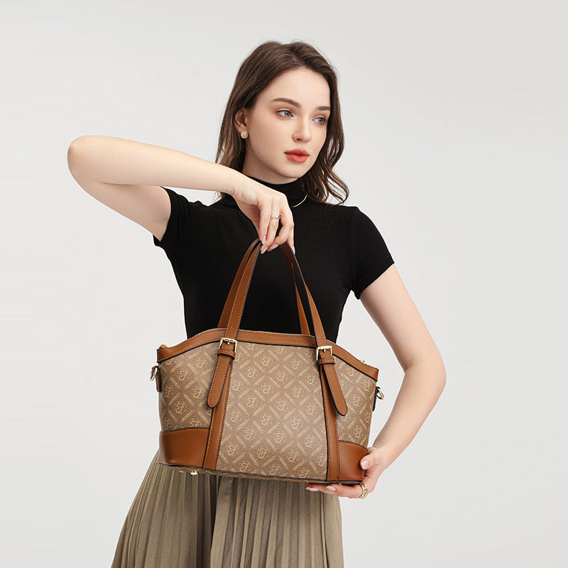 Women's Fashionable Portable Dumpling Simple Retro Large Bags