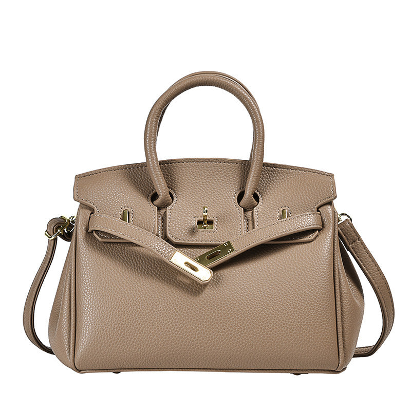 Women's High Quality Silk Scarf Lychee Pattern Handbags