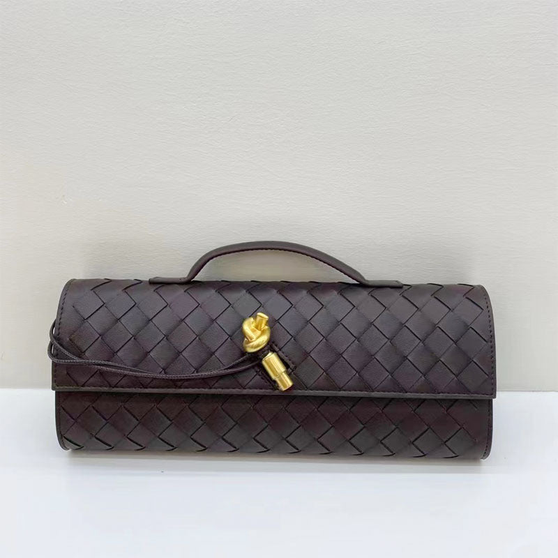 Women's Fashion Trendy Genuine Leather Hand-held Release Handbags
