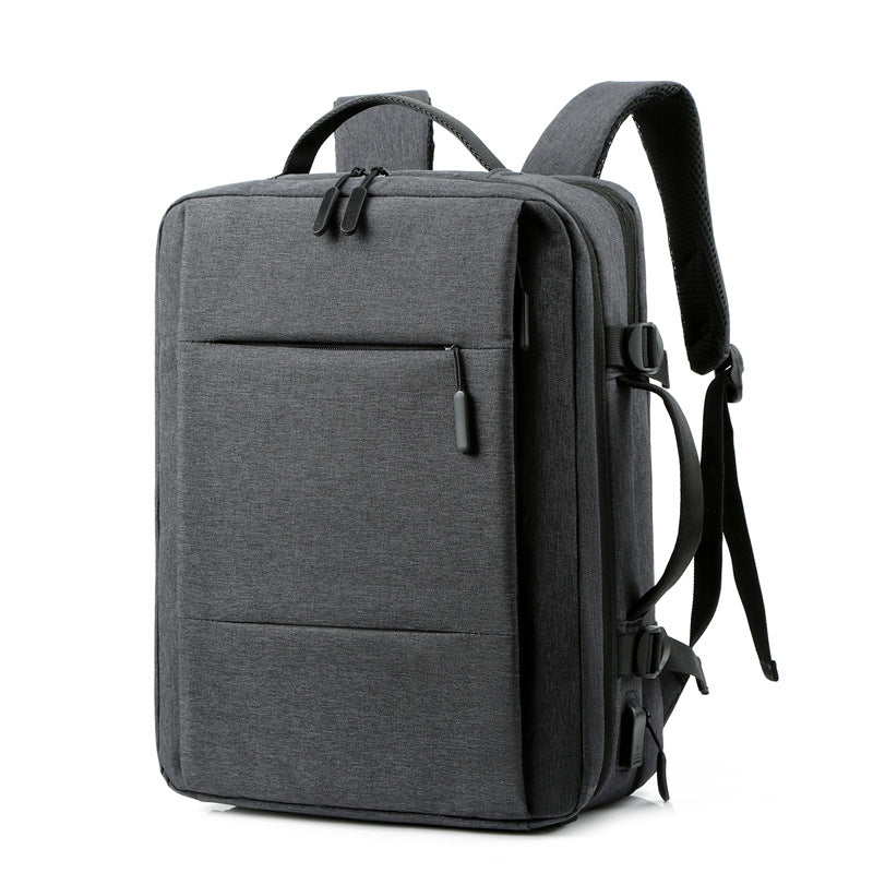 Men's Large Capacity Commuter Scalable Shockproof Business Backpacks