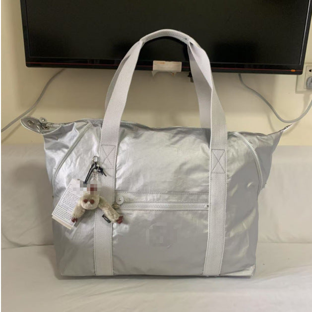 Summer Nylon Monkey Mesh Purple Large Travel Bags
