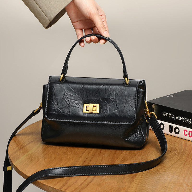 Women's Summer Genuine Leather Large Capacity High-grade Crossbody Bags