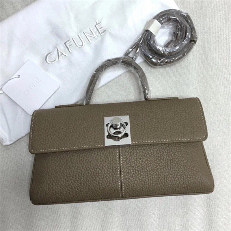 Niche Metal Vintage Cowhide Advanced Hand-held Buckle