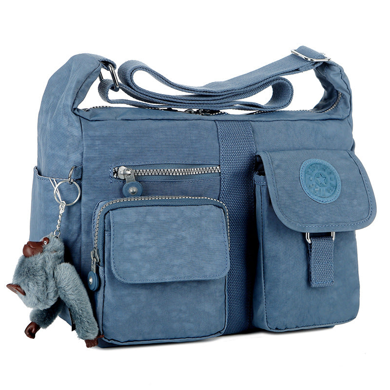 Women's Glamorous Distribution Monkey Large Nylon Crossbody Bags