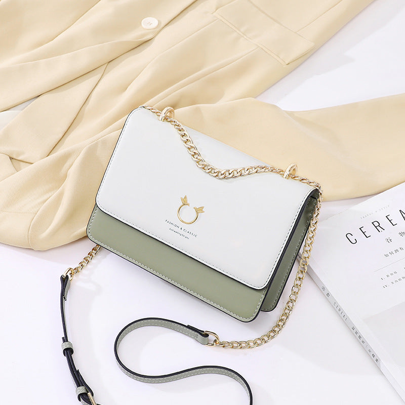 Women's Summer Genuine Leather Chain High-grade Fashion Crossbody Bags