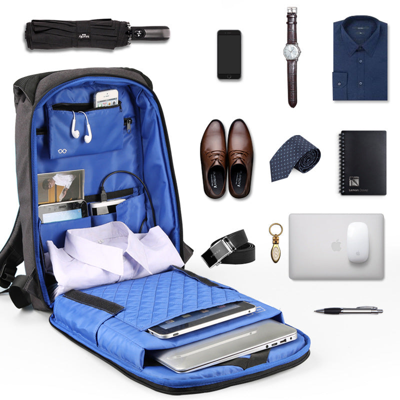 Men's Lightweight Simple Stylish Versatile Business Trip Backpacks