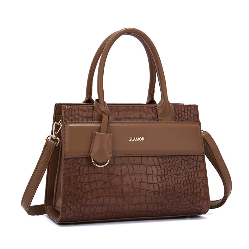 Women's Fashion Crocodile Pattern Summer Commuter Gift Handbags
