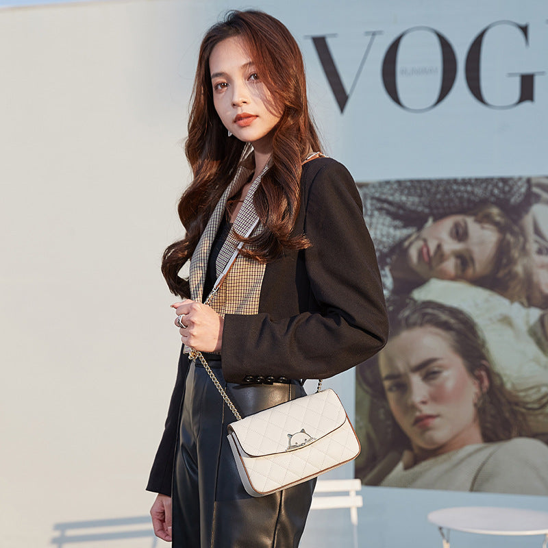 Women's Classy Popular Trendy Chic Rhombus Shoulder Bags