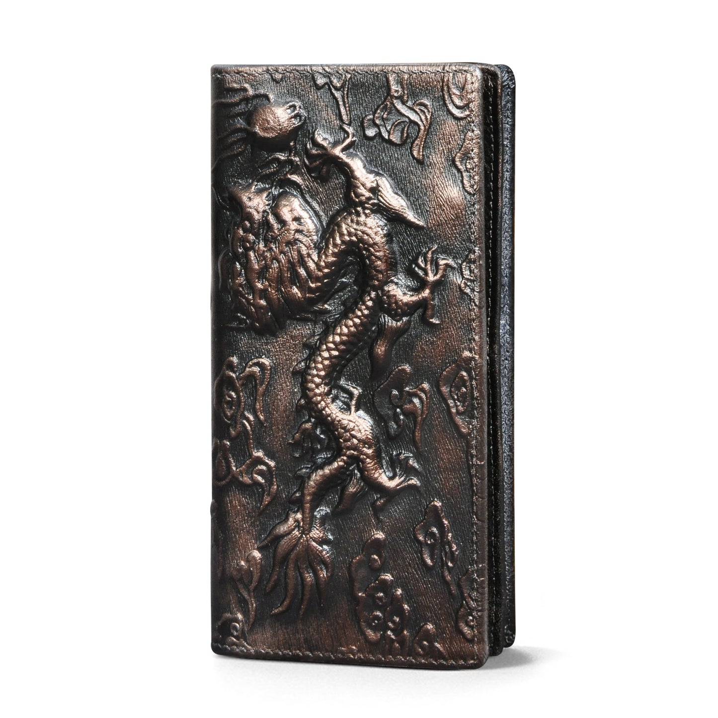 Men's Vegetable Tanned Leather Retro Simple Large Men's Wallets