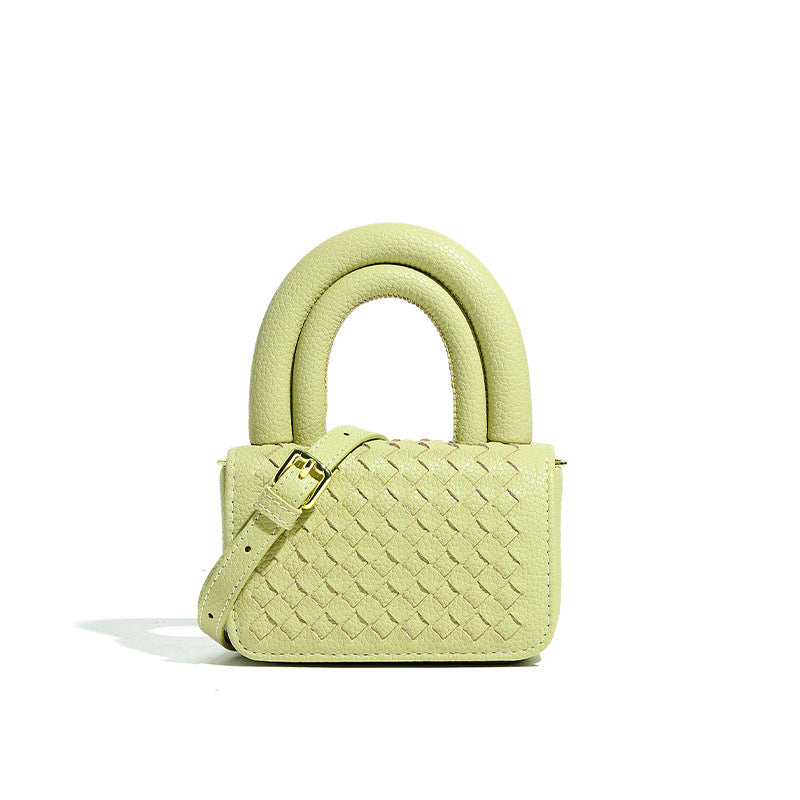 Twisted Rolls Design Hand-woven Pottery Simple Shoulder Bags