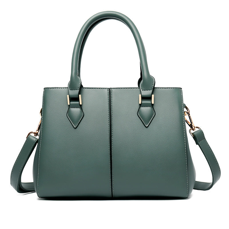 Women's Simple Large Capacity Soft Leather Tote Bags