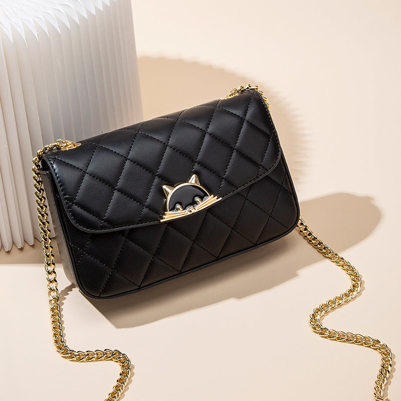 Women's Classic Style Chain Diamond Pattern Fashion Handbags