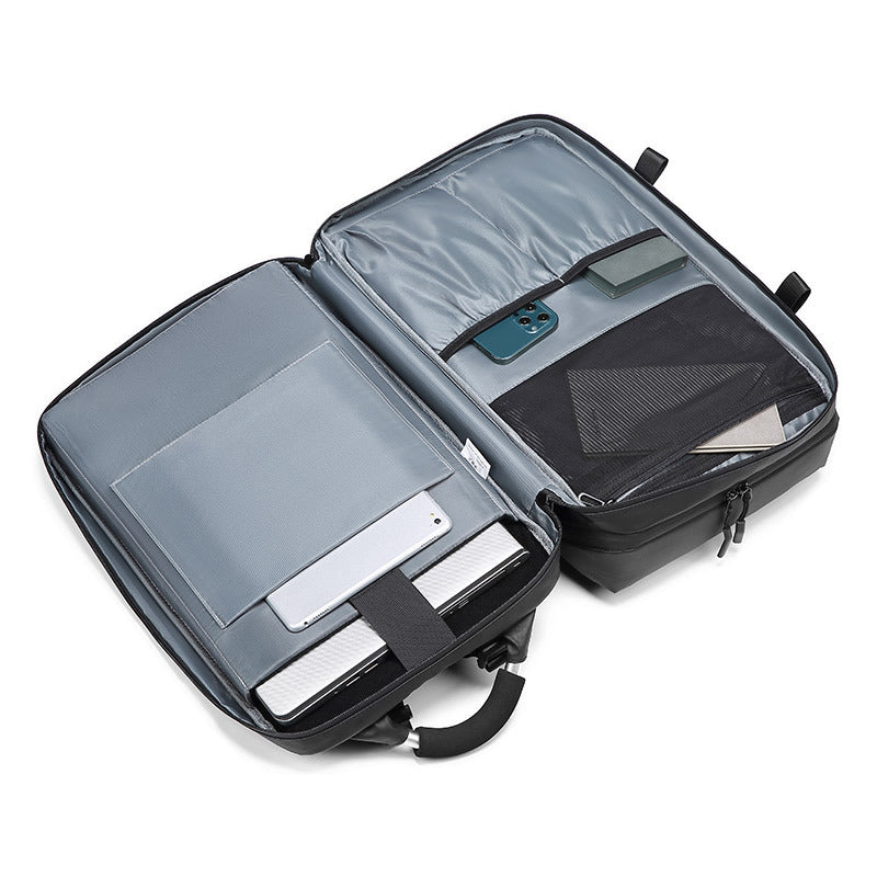 Men's Multifunctional Korean Fashion Business Waterproof Oxford Backpacks