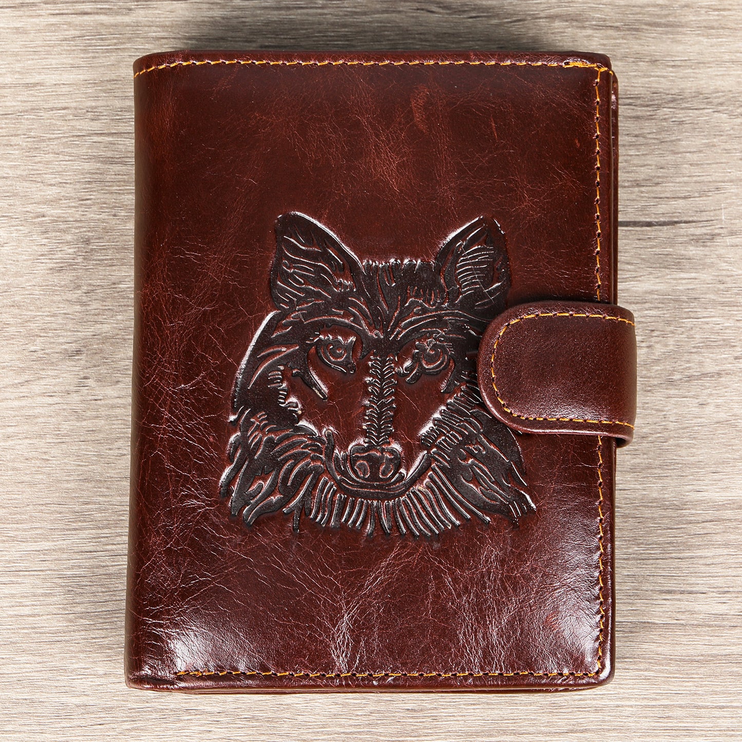 Men's Fashion Short Leather Dollar Clip With Men's Wallets
