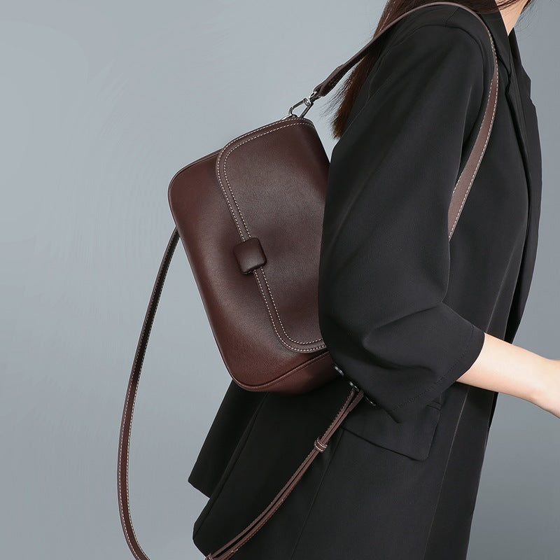Women's Genuine Leather Fashionable High-grade Texture Shoulder Bags