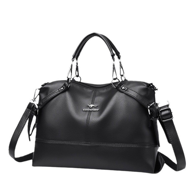 Women's Attractive Elegant Stitching Large Capacity Shoulder Bags