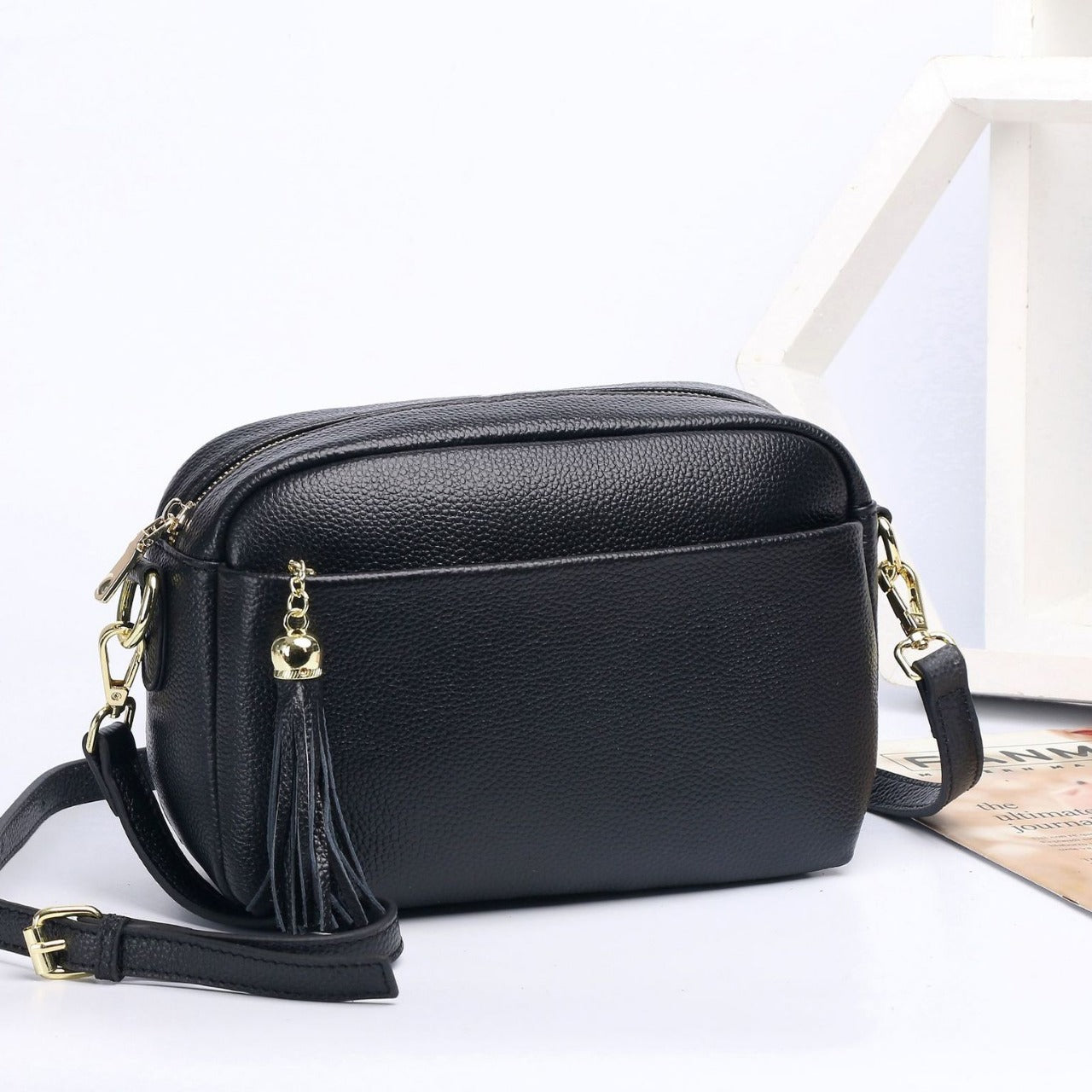 Women's Niche Design First Layer Leather Genuine Shoulder Bags