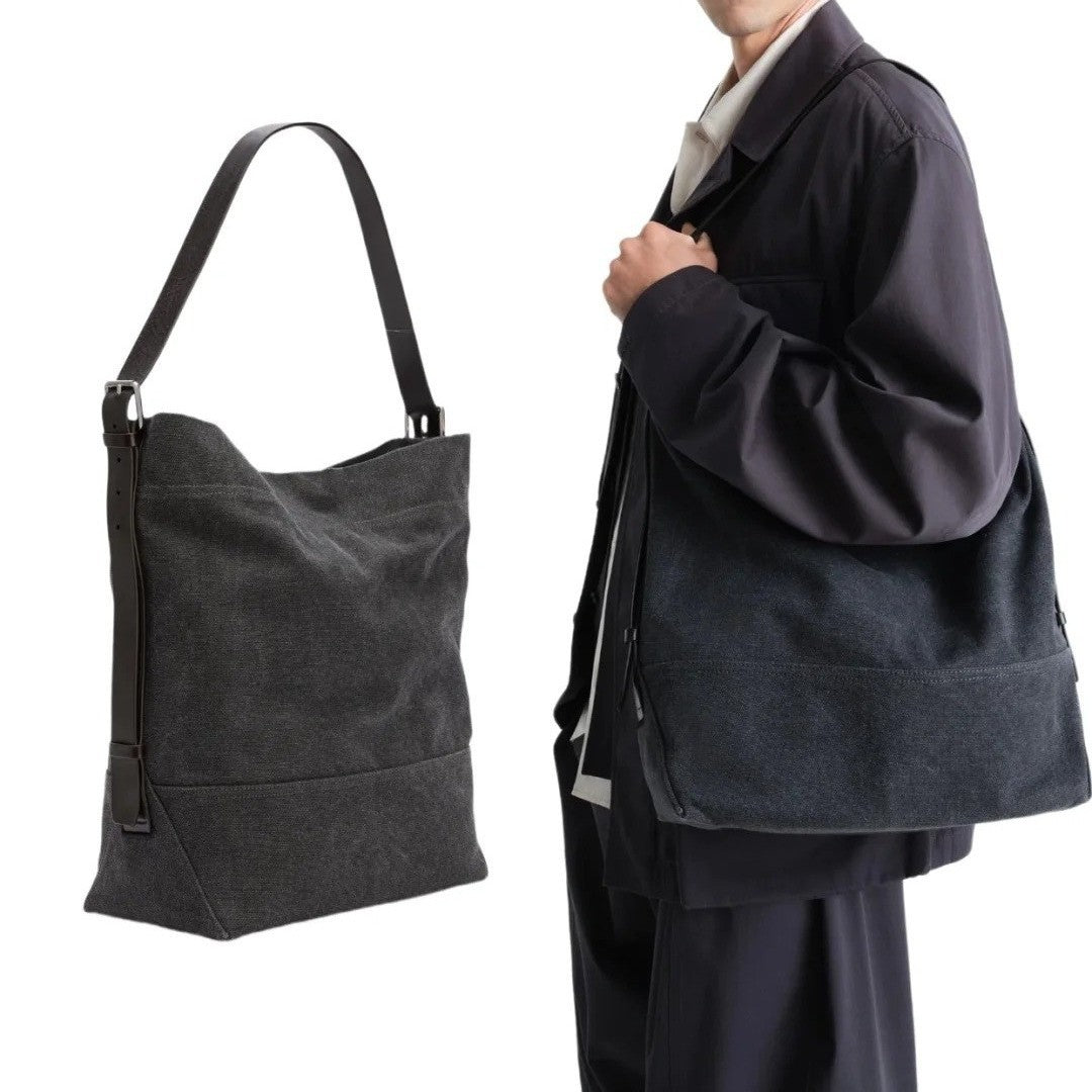 Spring Canvas Large Capacity Totes Commuter Shoulder Bags