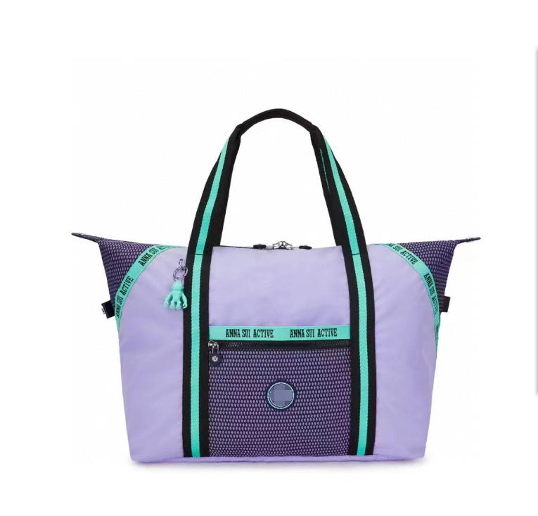 Summer Nylon Monkey Mesh Purple Large Travel Bags