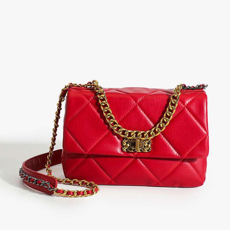 Women's Classic Style Diamond Pattern Chain Fashion Shoulder Bags