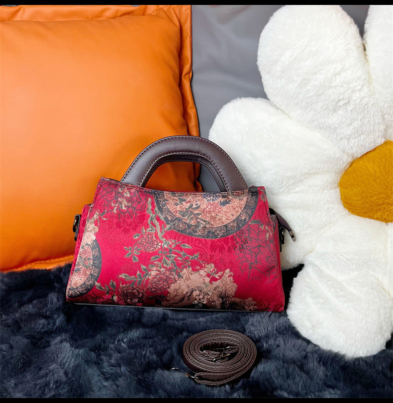 Women's Chinese Style Ink Painting Cheongsam Retro Fashion Handbags
