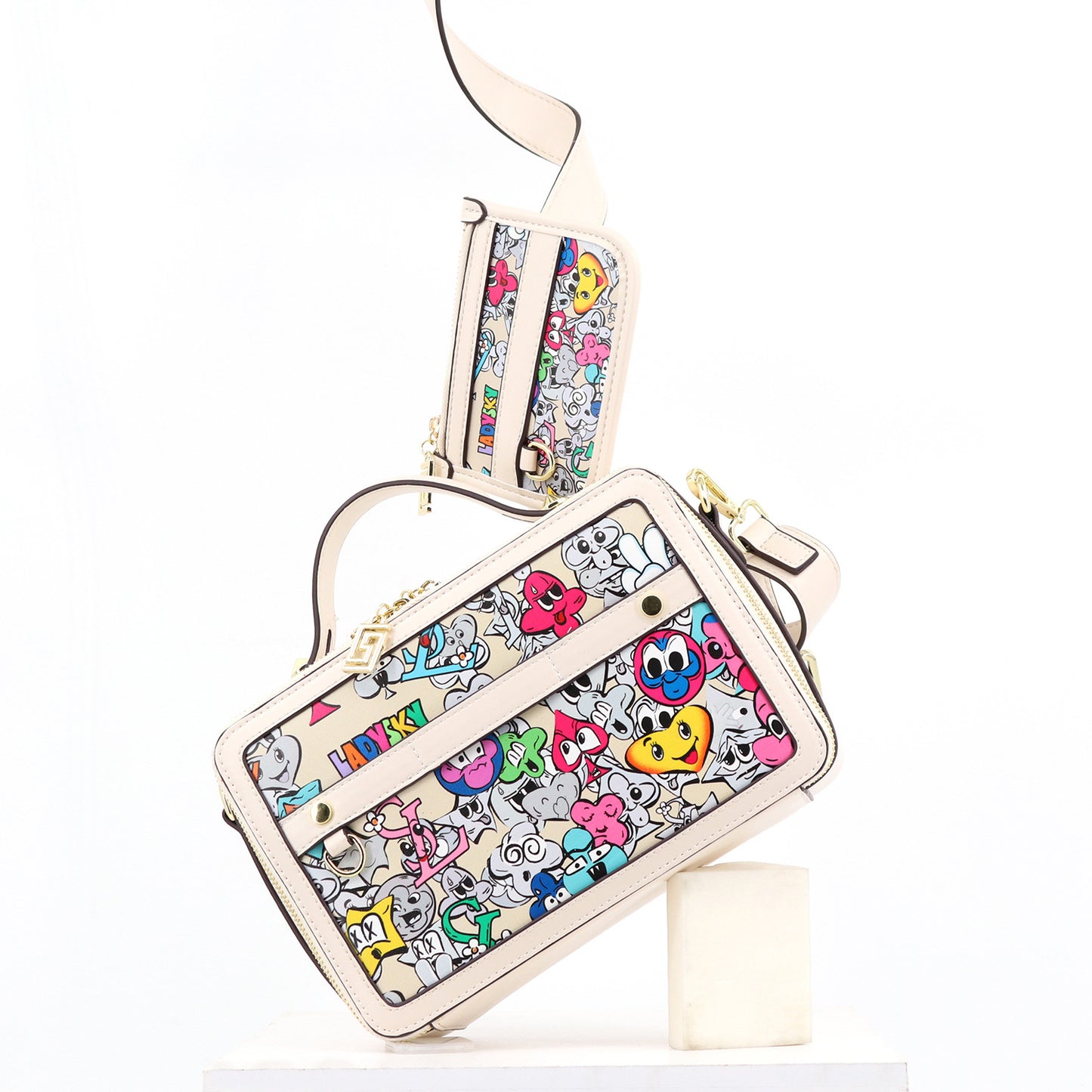 Women's Classic High Quality Printed Vintage Handbags