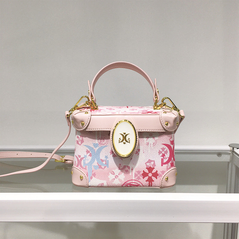 Women's Design Portable High-grade Fashion Box Shoulder Bags