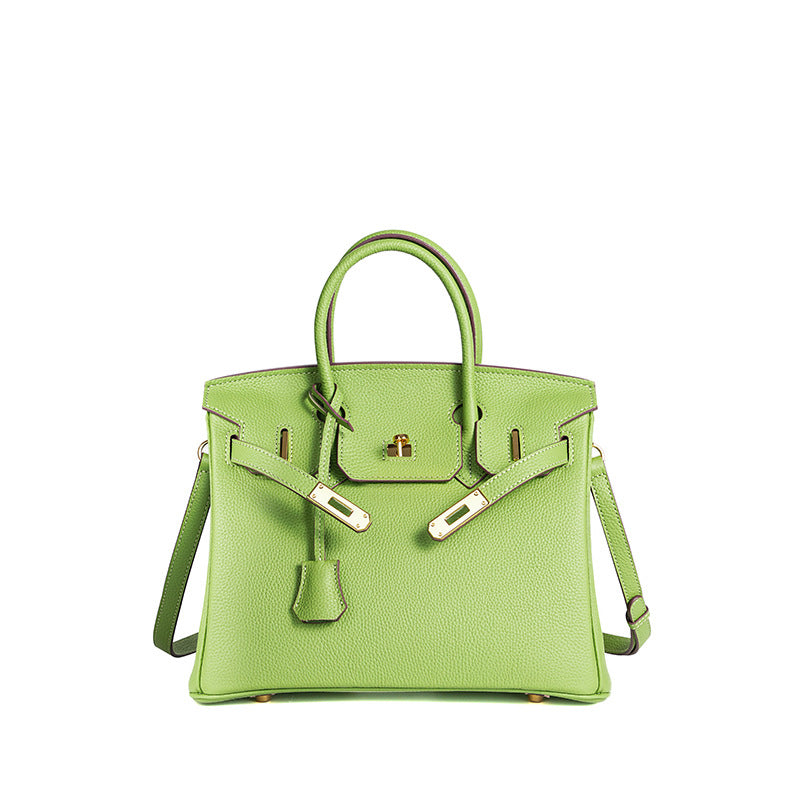 Women's Wax Line First Layer Cowhide Handmade Handbags