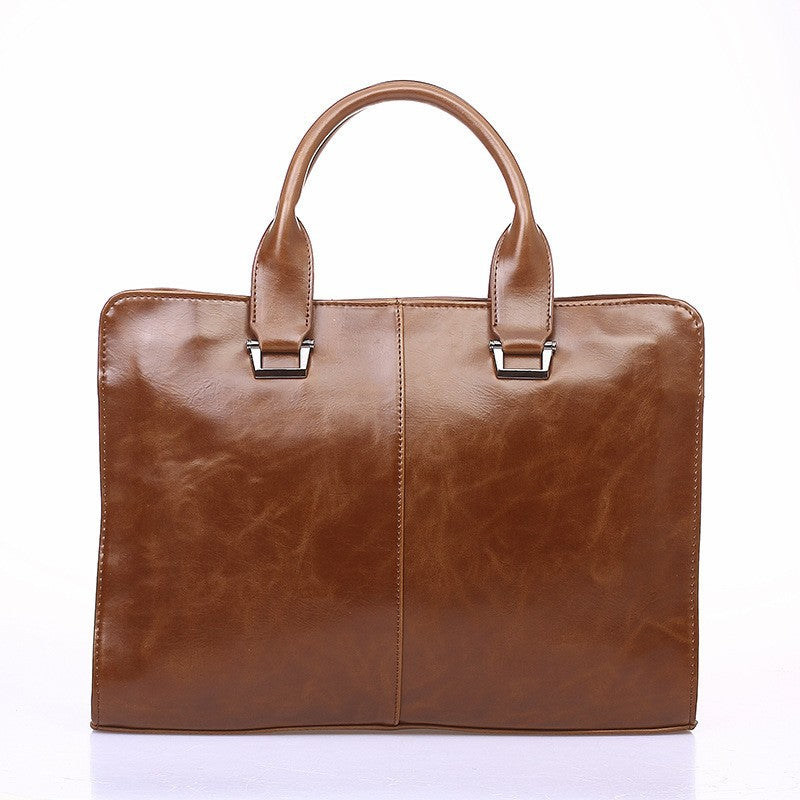 Men's Horizontal Business Computer One Retro Trendy Men's Handbags