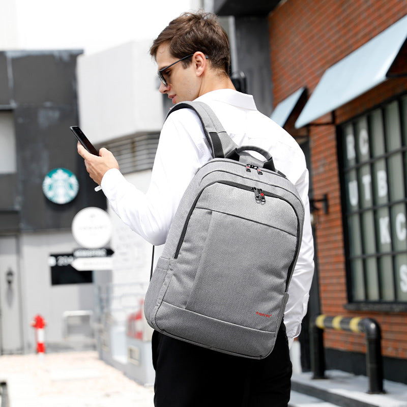 Men's Business Commute Large Capacity Waterproof Computer Backpacks
