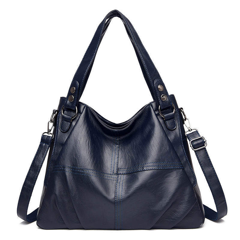 Women's Large Capacity Pleated Fashion Versatile Shoulder Bags