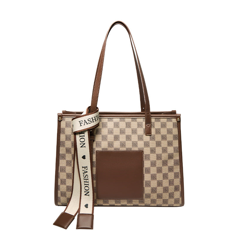 Women's Large Capacity High-grade Western Style Big Handbags