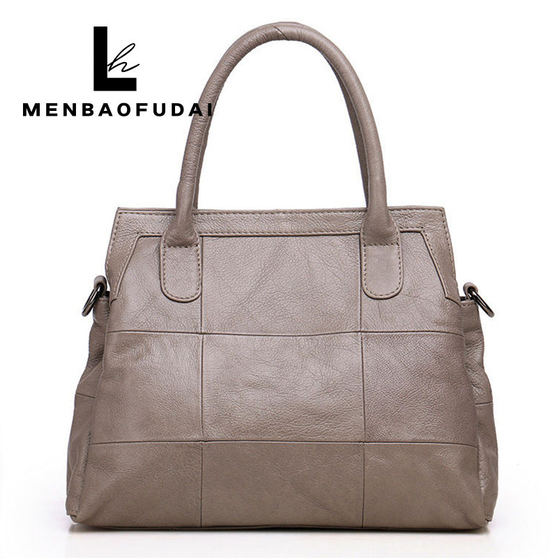 Pretty Women's First Layer Cowhide One Handbags