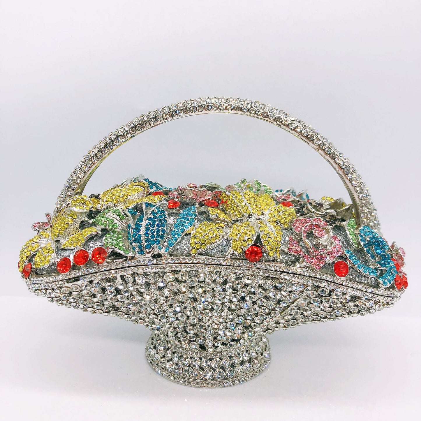 Women's Attractive Diamond Banquet Full Clutch Evening Bags