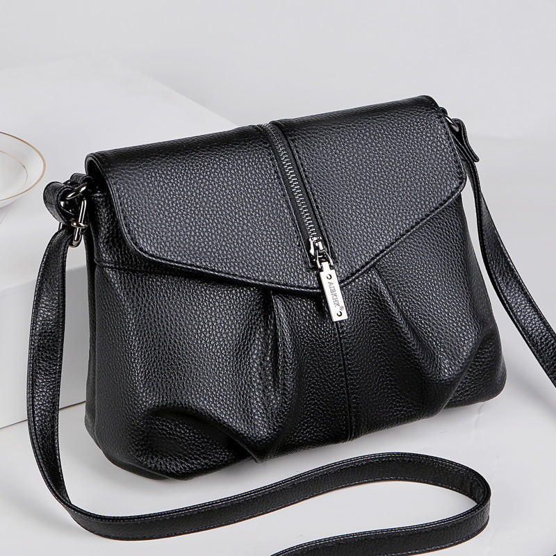 Women's Soft Leather Fashion Mom Simple Crossbody Bags