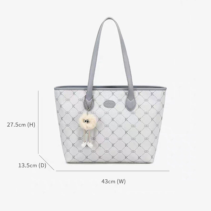 Women's Large Capacity Summer Shopping Niche Commuter Shoulder Bags