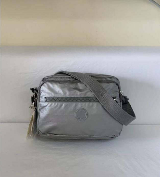 Women's Spring Monkey Urban Simple Nylon Compartment Crossbody Bags