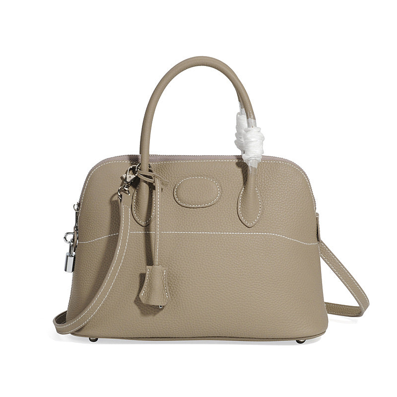 Women's Shell Leather First Layer Hand Carrying Shoulder Bags