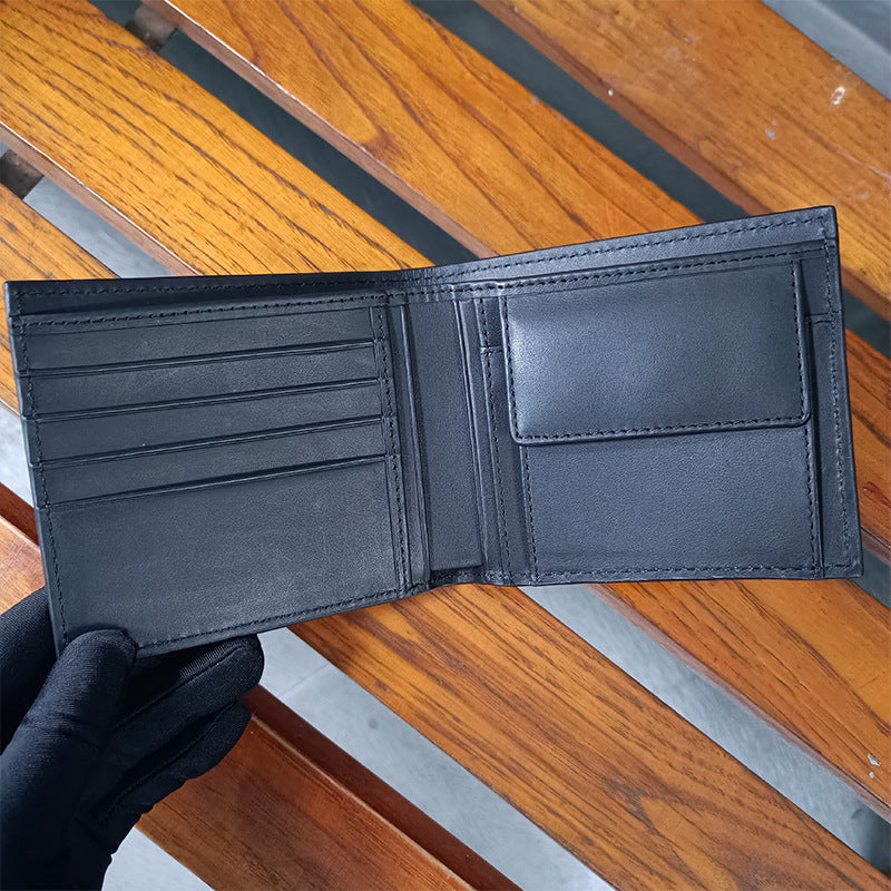 Men's Fashion Large Capacity First Layer Cowhide Men's Wallets