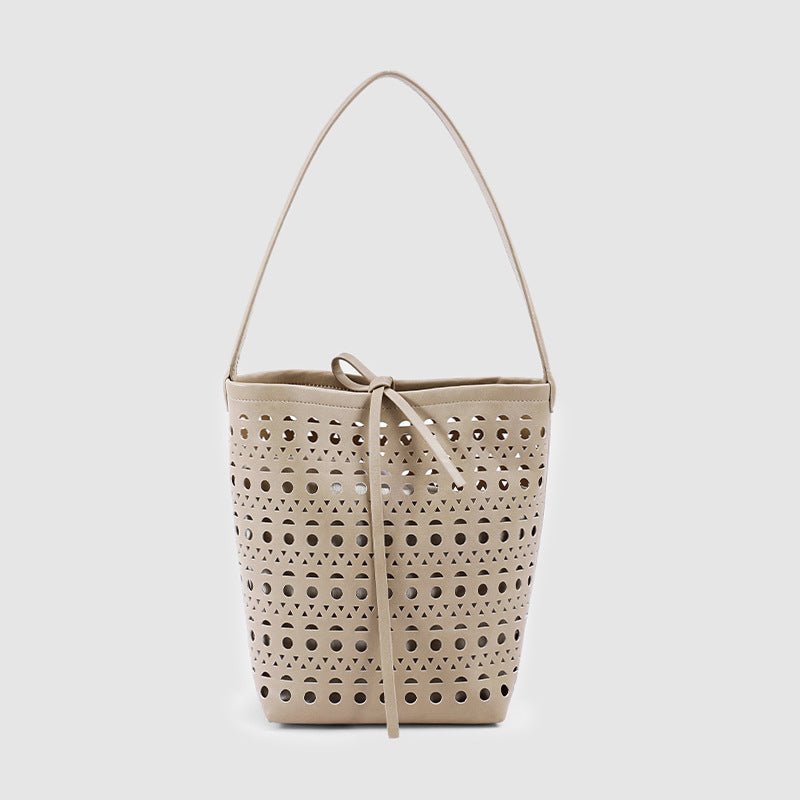 Women's Large Capacity Summer Niche Hollow Design Shoulder Bags