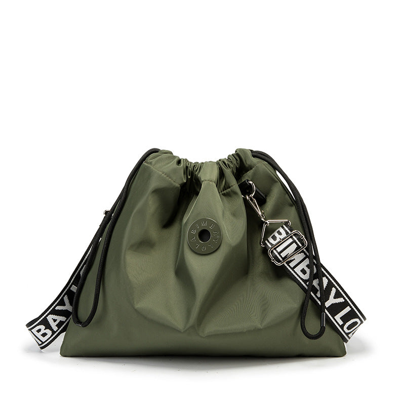 Classic Fashion Spanish Drawstring Letter Stylish Shoulder Bags