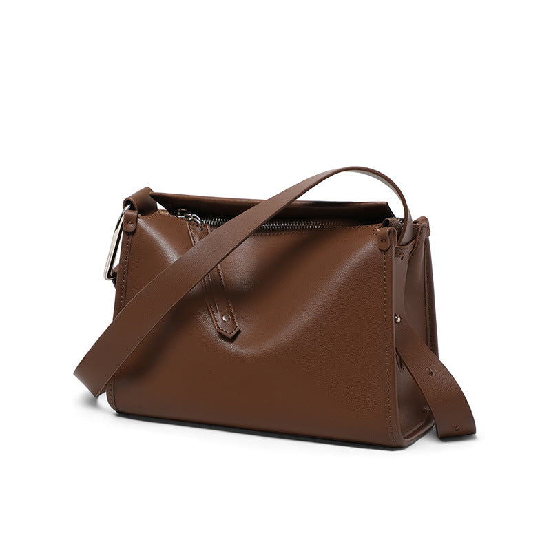 Women's Pillow High-grade Single Genuine Leather Commuter Crossbody Bags