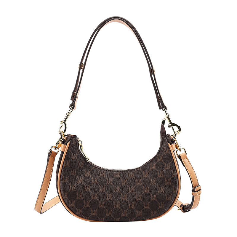 Women's Advanced Baguette Arc Selenodont Underarm Retro Shoulder Bags