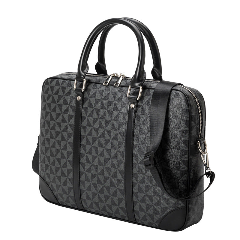 Women's & Men's & Classic Printing Portable Business Large Handbags